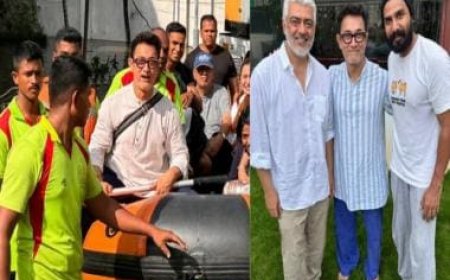 Aamir Khan rescued from Chennai Floods amid Cyclone Michaung, Tamil superstar Ajith Kumar extends help