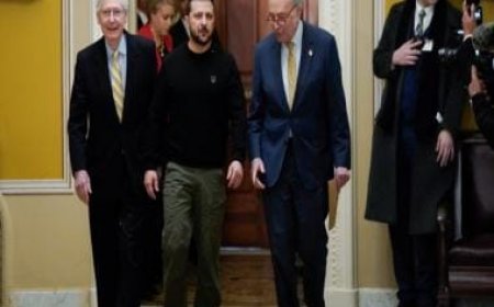 Zelenskiy pleads for Ukraine war funds during Washington visit