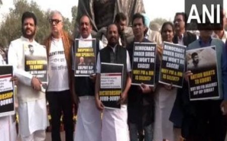 Parliament Winter Session 2023 LIVE: Lok Sabha, Rajya Sabha suspended till 2pm; Opposition MPs stage protest