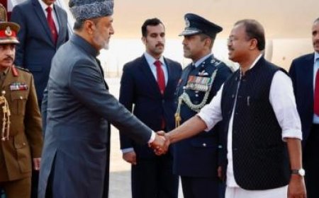 Oman Sultan Haitham bin Tarik lands in India for three-day state visit