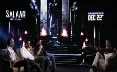 Salaar: SS Rajamouli interviews Prabhas, Prashanth Neel, Prithviraj Sukumaran ahead of its grand release