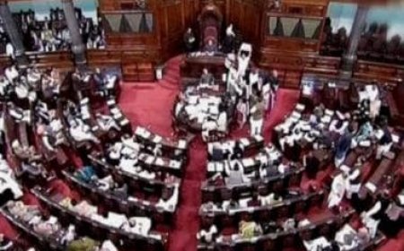 Rajya Sabha passes Bills to extend women's reservation to J-K, Puducherry amid uproar by opposition 
