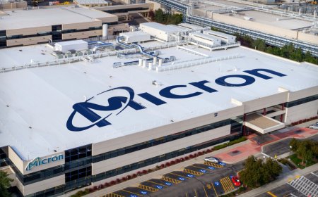 Micron surges on outlook for AI-powered-chip sales and narrower Q1 loss