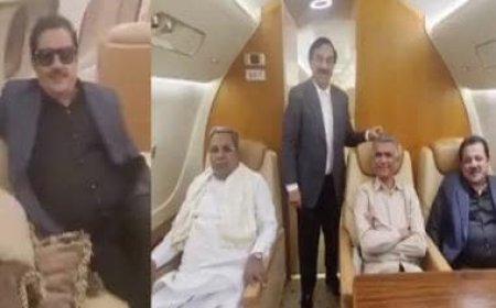Obscene, shameful: BJP slams Congress after Karnataka CM Siddaramaiah takes luxury jet to Delhi to seek drought aid