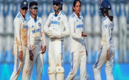 India women vs Australia Test: Harmanpreet Kaur leads India's fightback as Aussies take slender lead