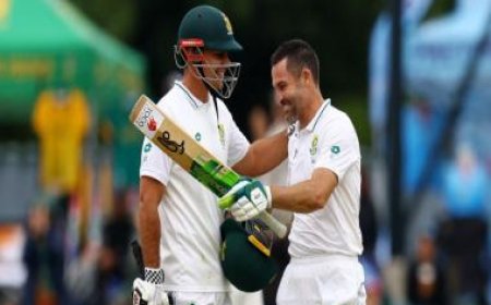 India vs South Africa: Dean Elgar's unbeaten 140 helps Proteas surge ahead on Day 2 of Centurion Test