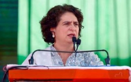 Congress leader Priyanka Gandhi named in ED's charge sheet in PMLA case
