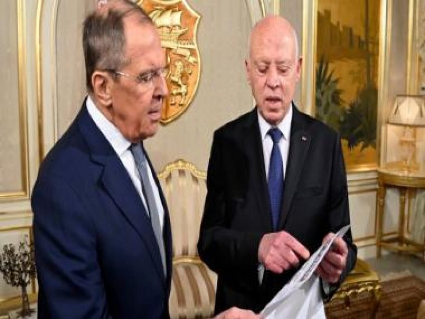 Russia's foreign minister tours North Africa as anger toward the West swells across the region