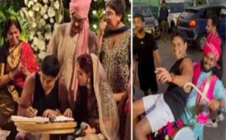 WATCH: Ira Khan ties the knot with Nupur Shikhare, groom wears sleeveless t-shirt and shorts for the wedding