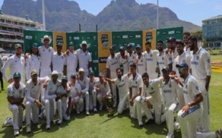 India, South Africa share Test series 1-1 after Rohit Sharma and Co's seven-wicket win in Cape Town