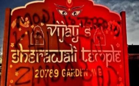 Hindu temple defaced again in US' California with anti-India, pro-Khalistan graffiti