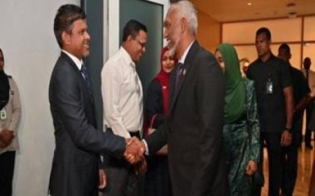 Amid row with India, Maldives president begins visit to China