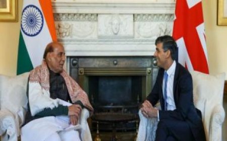 India-UK FTA negotiations could be brought to successful conclusion soon: Sunak tells Rajnath Singh