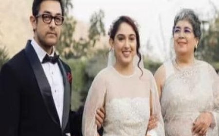 WATCH: Aamir Khan wipes his tears as he walks daughter Ira Khan down the aisle with Reena Dutta