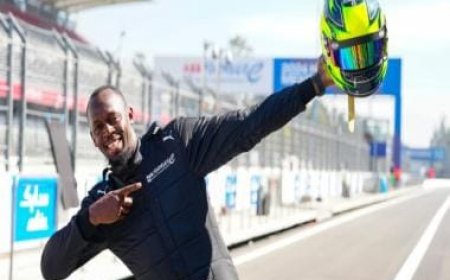 Watch: Usain Bolt drives record-breaking Formula E car