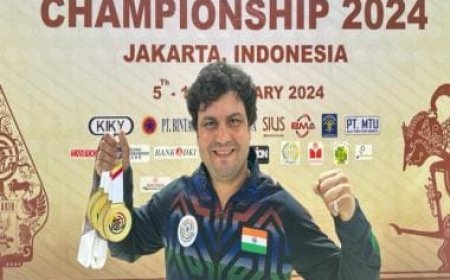 India’s Yogesh Singh completes men's 25m centre fire pistol double at Asian Olympic Qualifiers