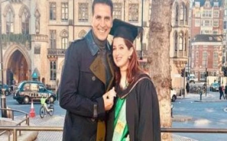 Twinkle Khanna graduates from UK's Goldsmith College at the age of 50, husband Akshay calls her 'super woman'