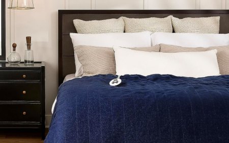 A highly rated heated blanket Amazon shoppers call a 'toasty cocoon of happiness' is on sale for just $50