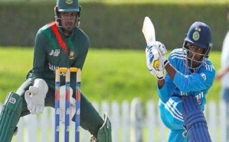 India vs Bangladesh LIVE Score ICC Under-19 Cricket World Cup Group A match in Bloemfontein