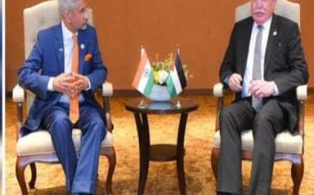 EAM Jaishankar holds detailed discussions over conflict in Gaza Strip with Palestinian counterpart 
