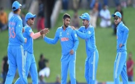 U19 World Cup 2024: Saumy Pandey, Musheer Khan shine as India outplay Bangladesh by 84 runs