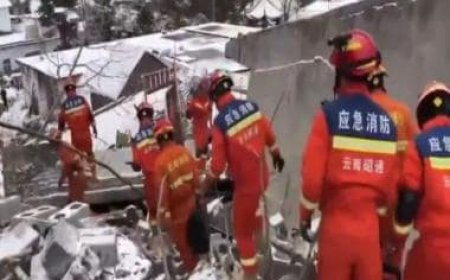 Landslide in mountainous southwest China's Yunnan province buries 47 villagers