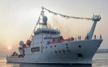 'Aware of Chinese spy vessel's presence in Indian Ocean, heading towards Maldives,' says Indian Navy