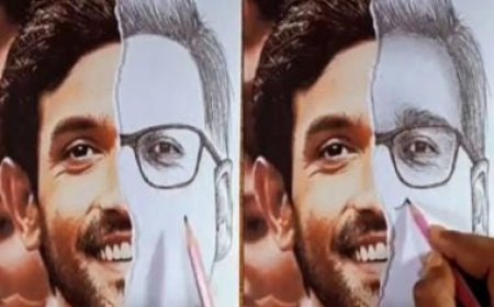 '12th Fail': IPS Manoj Kumar Sharma shares fan-made sketch that shows both him and Vikrant Massey