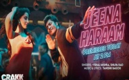 'Jeena Haraam' song from 'Crakk' out now: Vidyut Jammwal and Nora Fatehi ignite sparkling chemistry