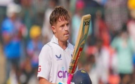 India vs England: Ollie Pope's unbeaten 148 helps visitors fight back on Day three of first Test