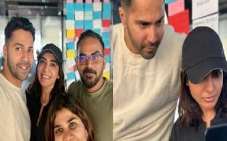 Citadel India: Samantha Ruth Prabhu and Varun Dhawan watch glimpses of Raj &amp; DK's show, share post and pictures