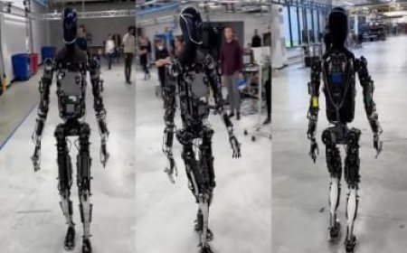 WATCH: Elon Musk shares video of Tesla's Optimus humanoid robot's remarkable, ‘human-like’ walk