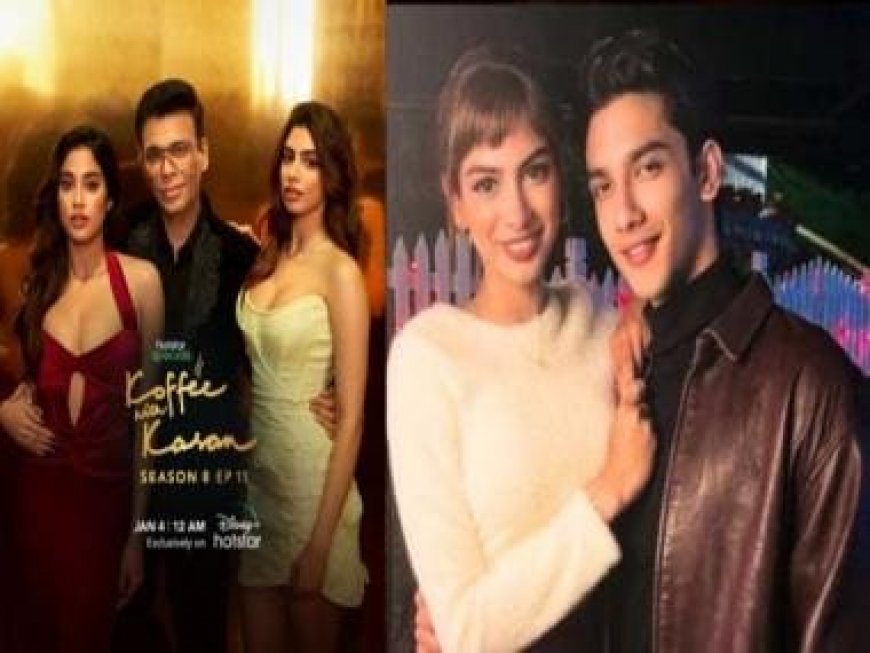Koffee With Karan 8: Karan Johar asks Khushi Kapoor if she's dating 'The Archies' co-star Vedang Raina, actress reacts