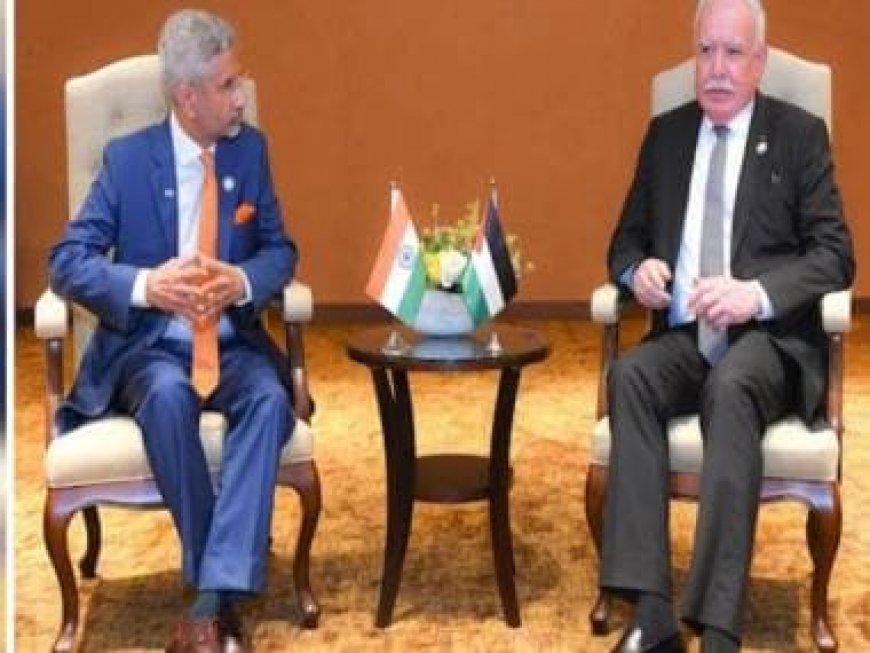 EAM Jaishankar holds detailed discussions over conflict in Gaza Strip with Palestinian counterpart 