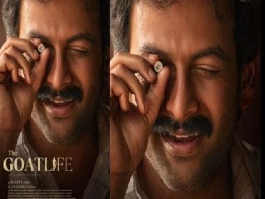 Dulquer Salmaan unveils the 'Beginning Look' of Prithviraj Sukumaran from 'The Goat Life'