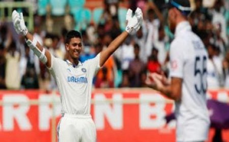 India vs England: Yashasvi Jaiswal slams maiden ton at home as hosts begin on strong note in Vizag