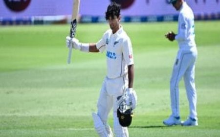 New Zealand vs South Africa: Rachin Ravindra scores double ton, hosts in command of first Test