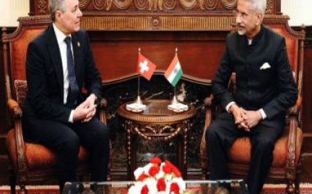 WATCH: EAM Jaishankar, Swiss foreign minister meet in New Delhi, exchange perspectives on Ukraine conflict