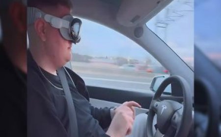 People using Apple's Vision Pro while driving has left US states scrambling to amend driving laws