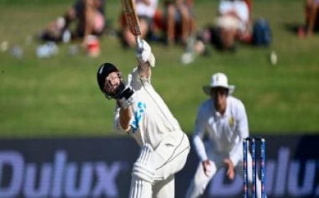 New Zealand vs South Africa: Kane Williamson's slams second ton in first Test as hosts extend lead past 500