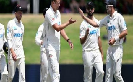 New Zealand vs South Africa: Kyle Jamieson takes four wic as NZ move a step closer to history with victory in first Test