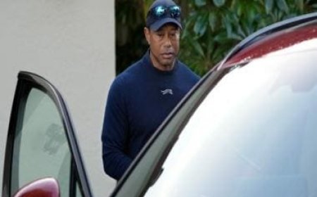 Tiger Woods withdraws with 'flu-like' illness at Riviera, Patrick Cantlay leads