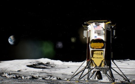 The first U.S. lunar lander since 1972 touches down on the moon