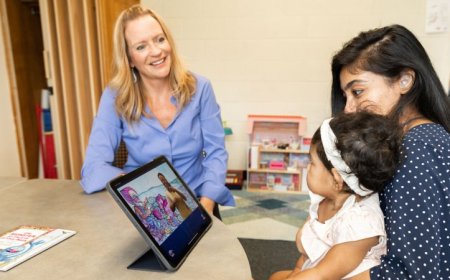 Rain Bosworth studies how deaf children experience the world