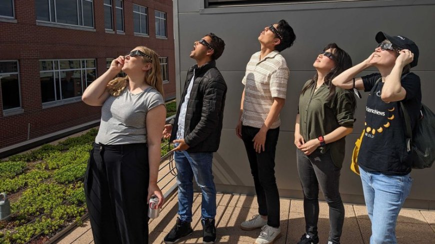 What Science News saw during the solar eclipse