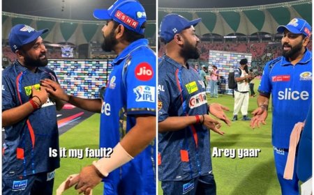 Rohit Sharma HILARIOUSLY Age-Shames Amit Mishra After LSG vs MI IPL 2024 Match |  WATCH VIDEO
