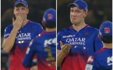 Cameron Green’s FLYING KISS to Virat Kohli in Front of Anushka Sharma During RCB vs GT IPL 2024 Match Goes VIRAL | WATCH