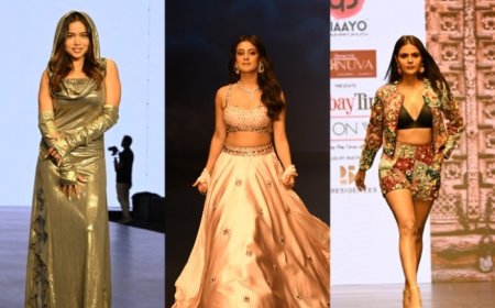 Manisha Rani, Isha Malviya, Priyanka Chahar Choudhary Walk With Grace at Ramp on The Day 4 of Bombay Times Fashion Week 2024- PICS