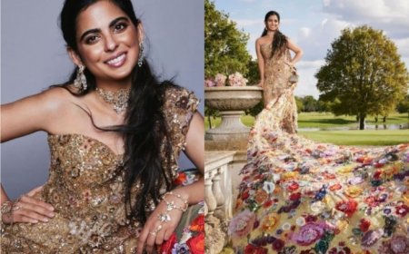 Met Gala 2024: Isha Ambani Blossoms in Rahul Mishra’s ‘Garden of Time’ Sari Gown That Took 10,000 Hours to Make – Check Details