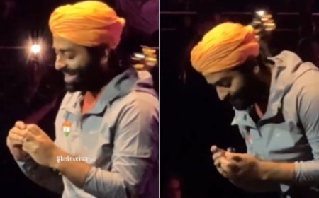 Arijit Singh’s Onstage Nail Clipping Video Goes Viral; Netizens Find It ‘Highly Unprofessional’ – Watch